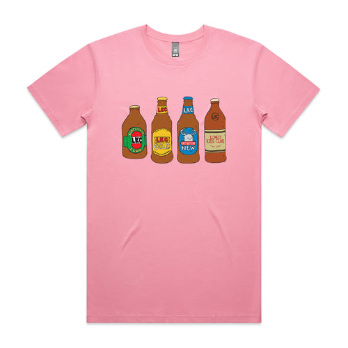 Beers Tee by Lonely Kids Club. All clothing from our T-shirts to our shorts and hoodies are ethically made, and printed packed and shipped from Sydney.