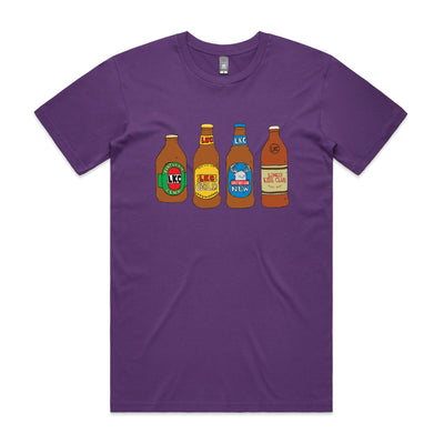 Beers Tee by Lonely Kids Club. All clothing from our T-shirts to our shorts and hoodies are ethically made, and printed packed and shipped from Sydney.