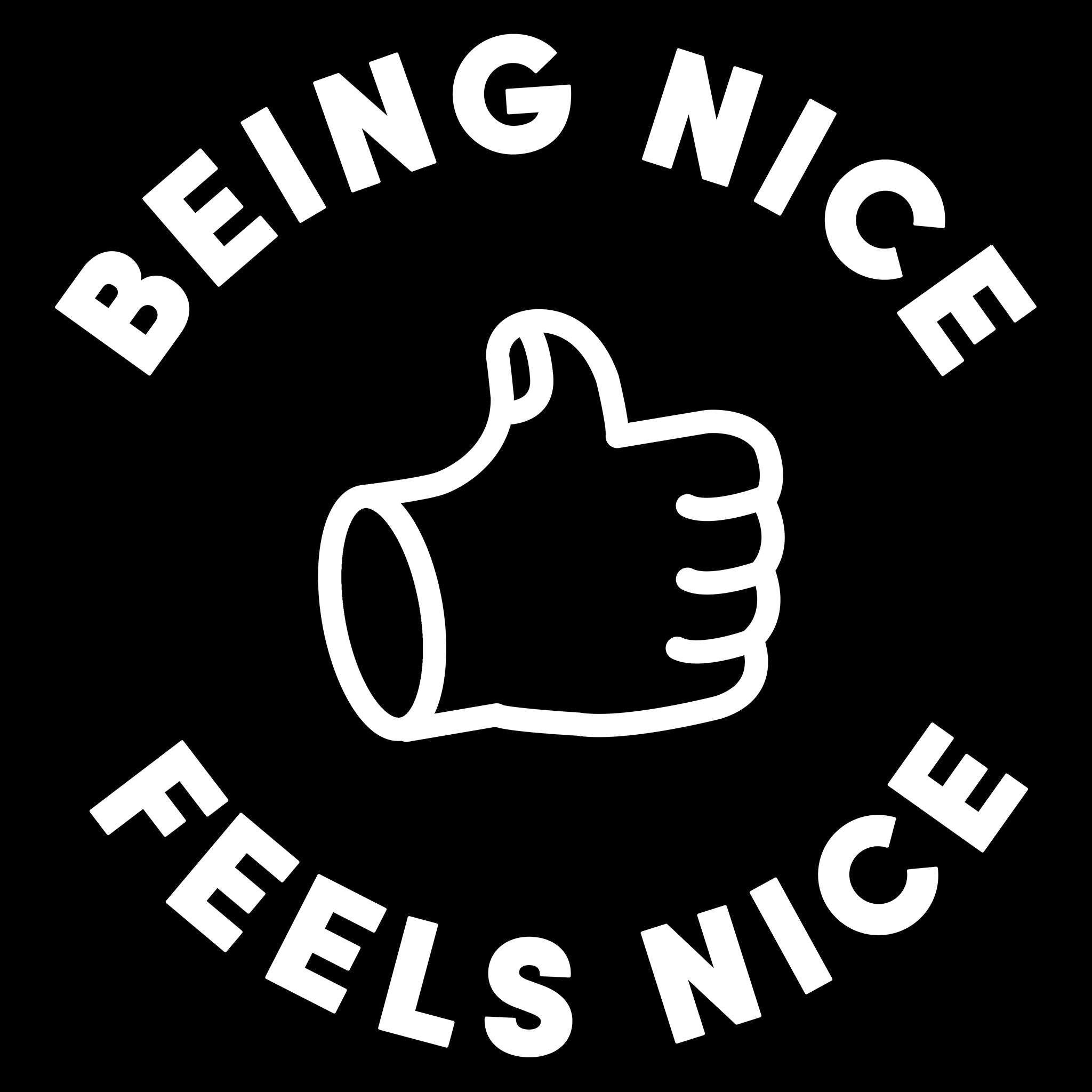 Being Nice Feels Nice Bucket Hat