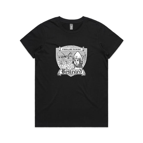 Besieged Tee by Lonely Kids Club. All clothing from our T-shirts to our shorts and hoodies are ethically made, and printed packed and shipped from Sydney.