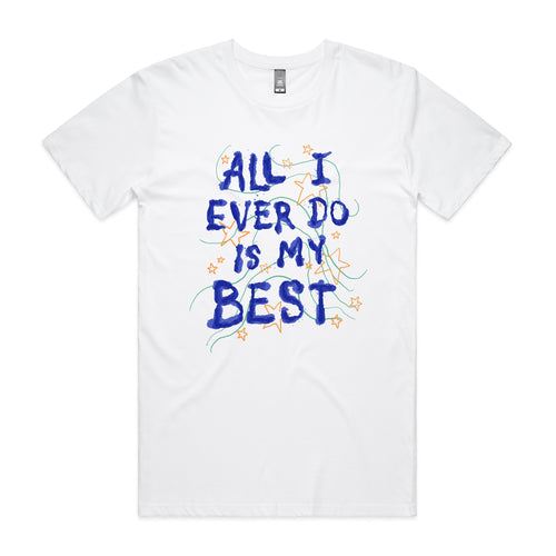 My Best Tee by Lonely Kids Club. All clothing from our T-shirts to our shorts and hoodies are ethically made, and printed packed and shipped from Sydney.