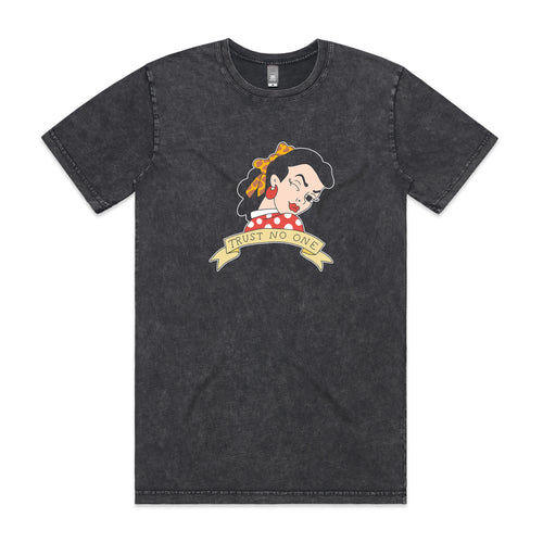 Betty Tee by Lonely Kids Club. All clothing from our T-shirts to our shorts and hoodies are ethically made, and printed packed and shipped from Sydney.