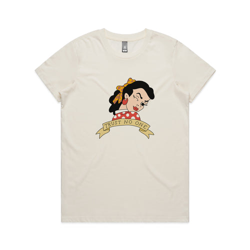 Betty Tee by Lonely Kids Club. All clothing from our T-shirts to our shorts and hoodies are ethically made, and printed packed and shipped from Sydney.