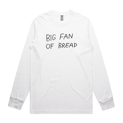 Big Fan Of Bread Tee by Lonely Kids Club. All clothing from our T-shirts to our shorts and hoodies are ethically made, and printed packed and shipped from Sydney.