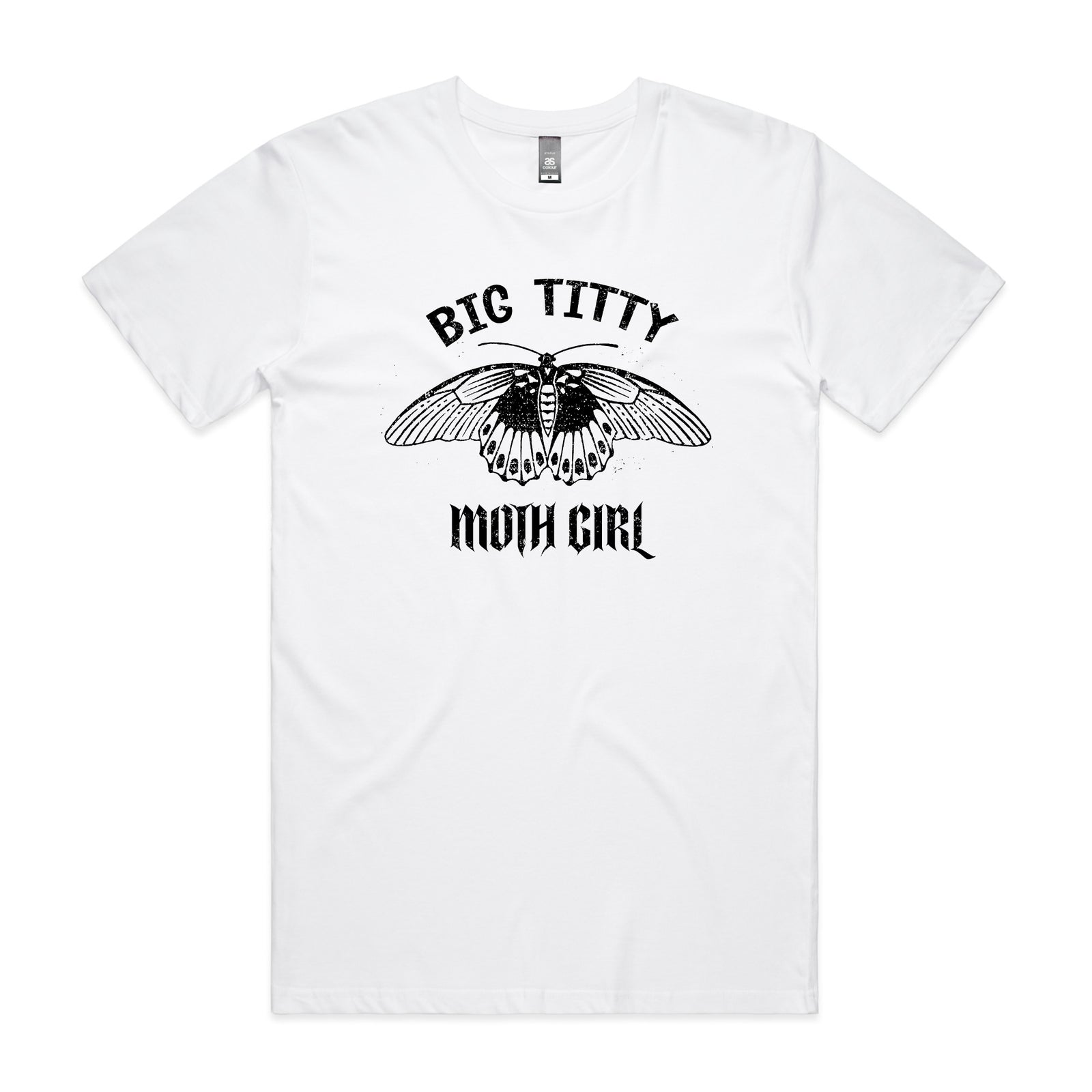 Big Titty Moth Girl Tee
