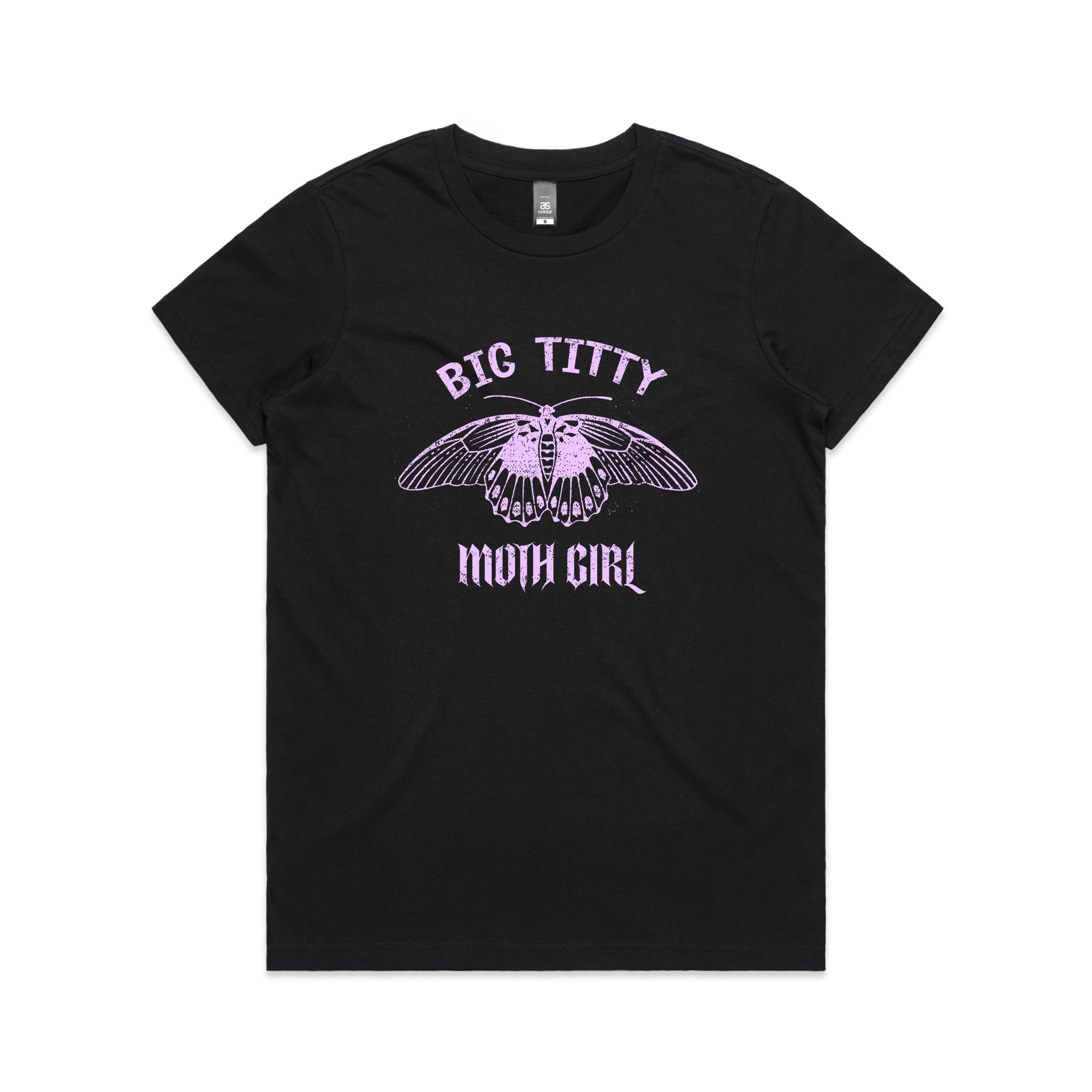 Big Titty Moth Girl Tee