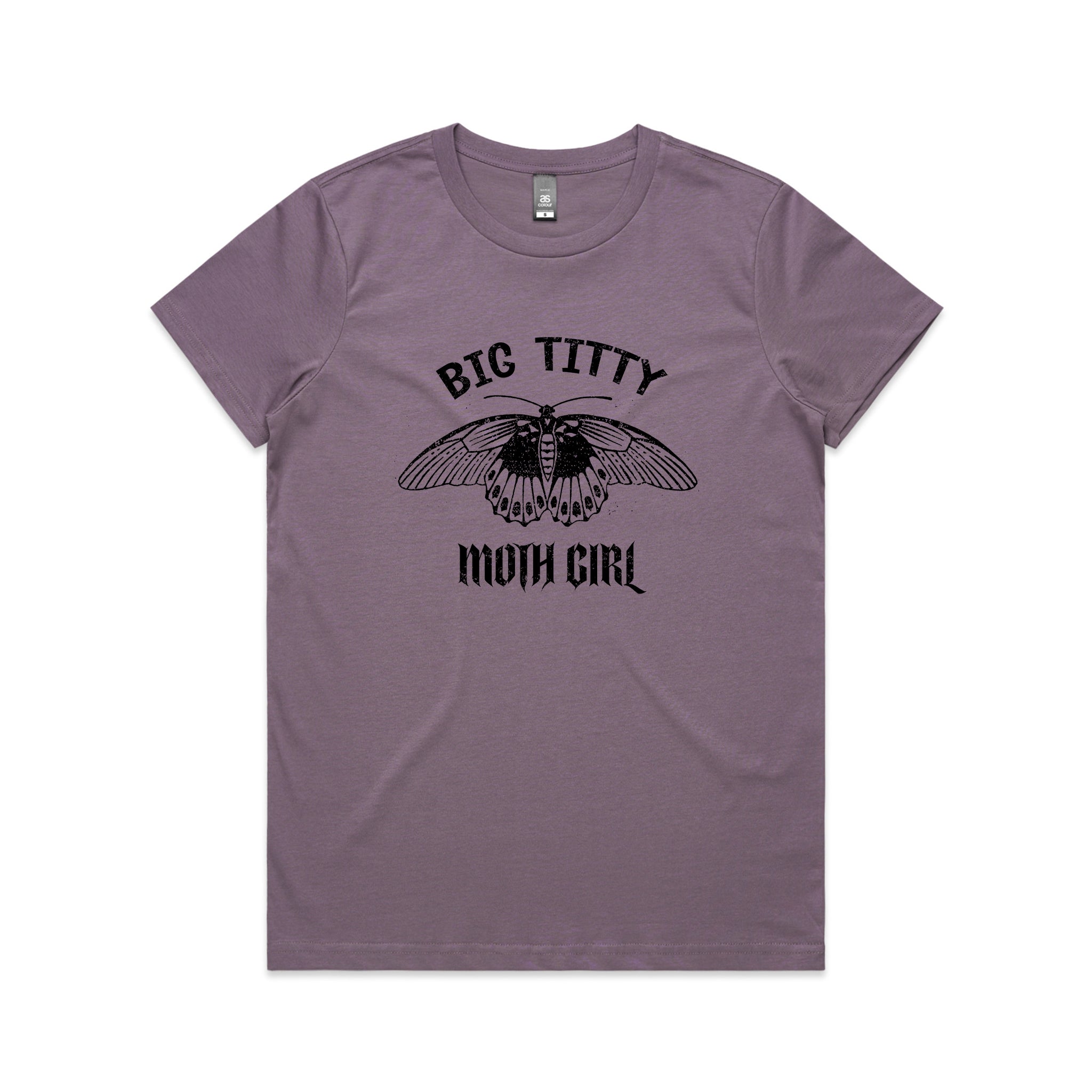 Big Titty Moth Girl Tee