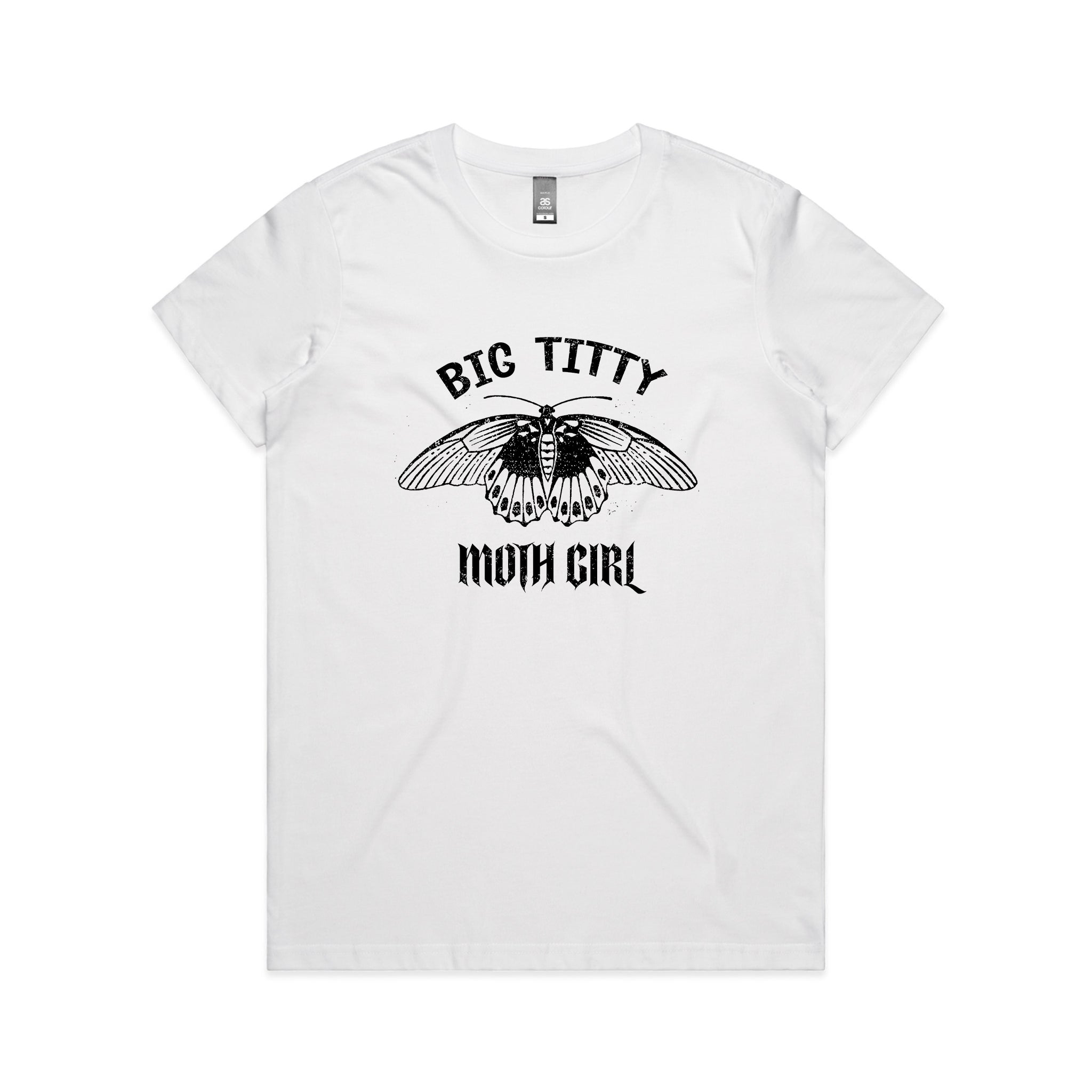 Big Titty Moth Girl Tee