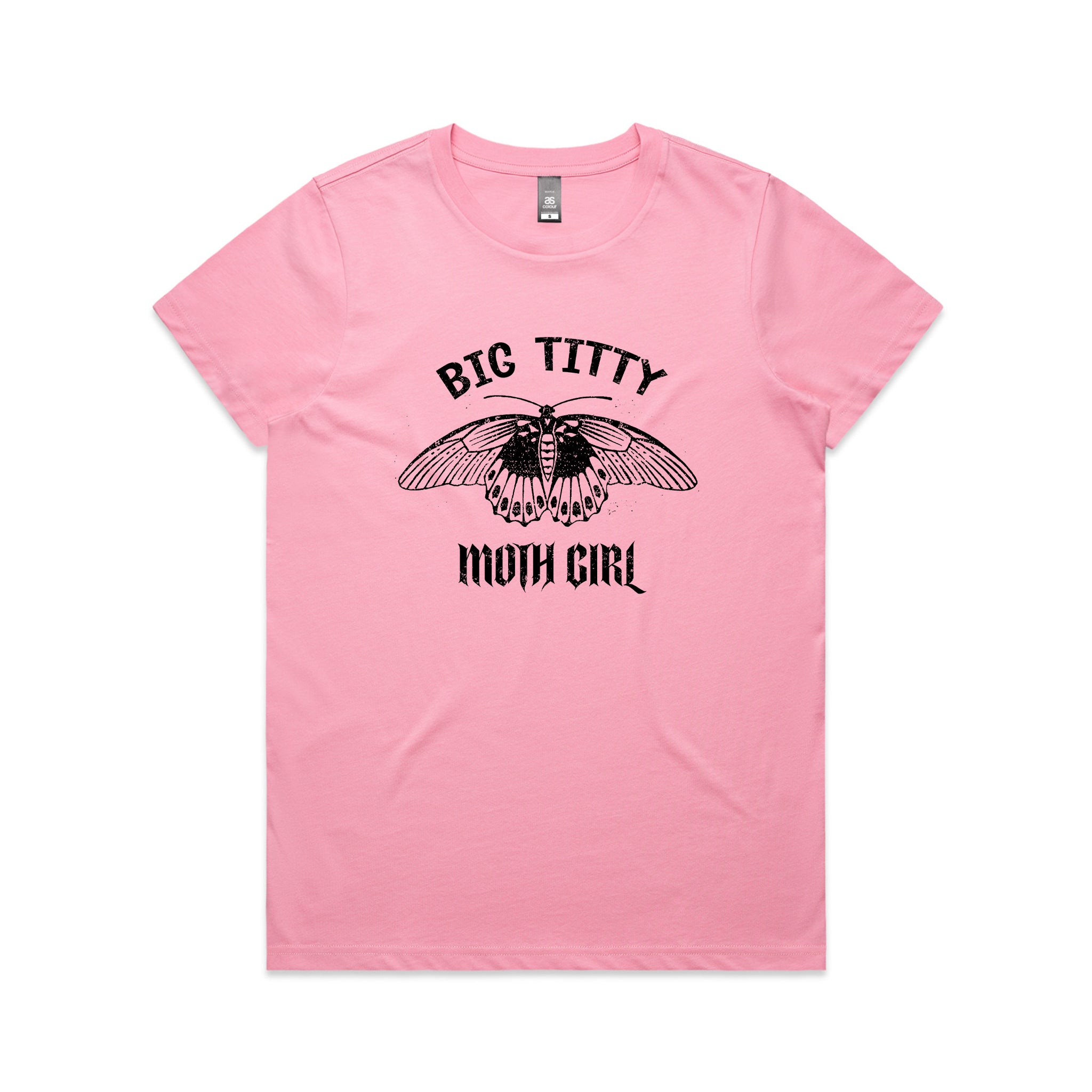 Big Titty Moth Girl Tee