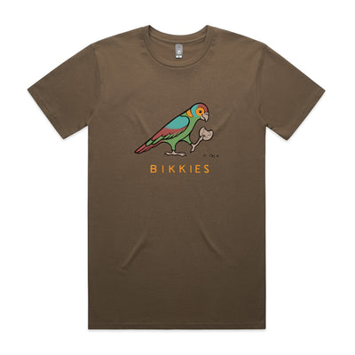 Bikkies Tee by Lonely Kids Club. All clothing from our T-shirts to our shorts and hoodies are ethically made, and printed packed and shipped from Sydney.