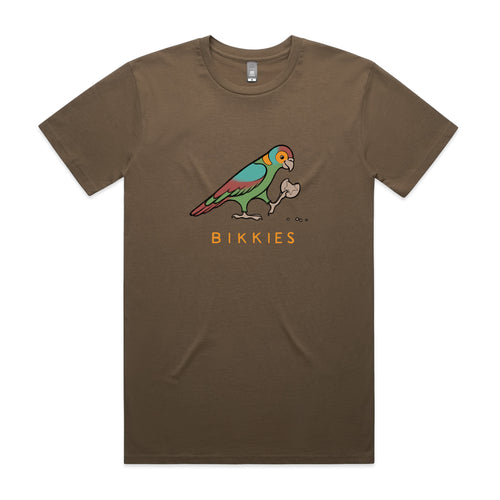 Bikkies Tee by Lonely Kids Club. All clothing from our T-shirts to our shorts and hoodies are ethically made, and printed packed and shipped from Sydney.
