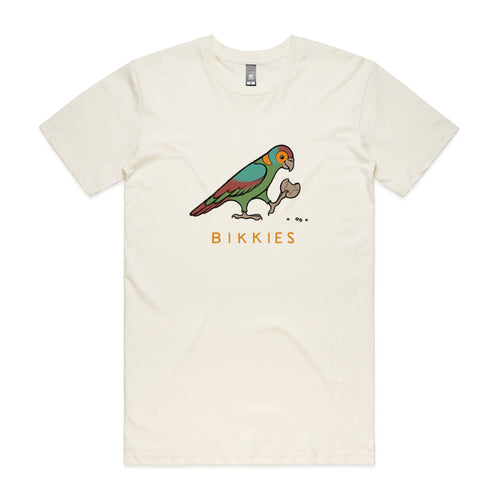 Bikkies Tee by Lonely Kids Club. All clothing from our T-shirts to our shorts and hoodies are ethically made, and printed packed and shipped from Sydney.