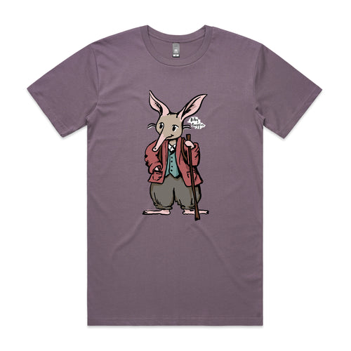 Bilby Baggins Tee by Lonely Kids Club. All clothing from our T-shirts to our shorts and hoodies are ethically made, and printed packed and shipped from Sydney.
