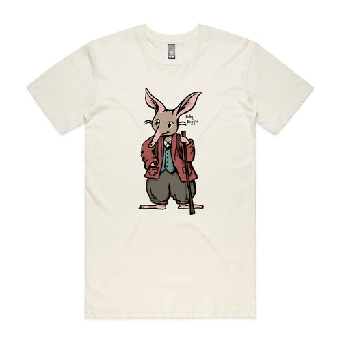 Bilby Baggins Tee by Lonely Kids Club. All clothing from our T-shirts to our shorts and hoodies are ethically made, and printed packed and shipped from Sydney.