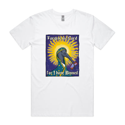 I Have Binned Tee by Lonely Kids Club. All clothing from our T-shirts to our shorts and hoodies are ethically made, and printed packed and shipped from Sydney.