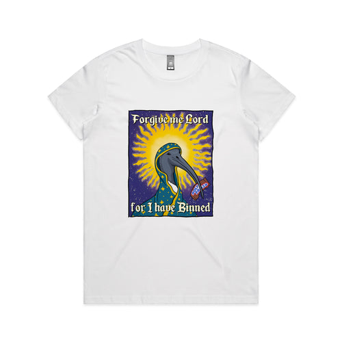 I Have Binned Tee by Lonely Kids Club. All clothing from our T-shirts to our shorts and hoodies are ethically made, and printed packed and shipped from Sydney.