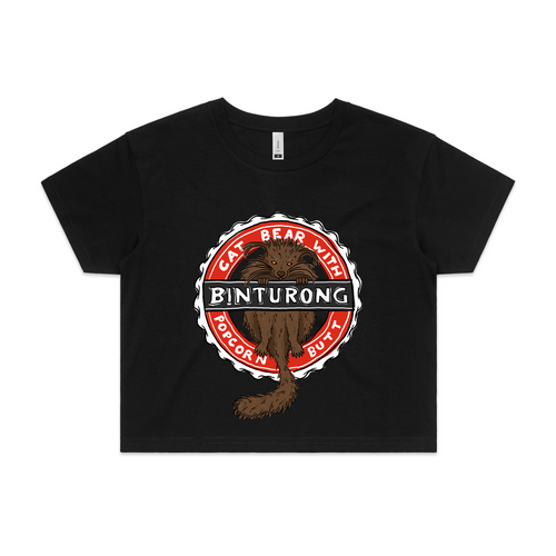 Binturong Tee by Lonely Kids Club. All clothing from our T-shirts to our shorts and hoodies are ethically made, and printed packed and shipped from Sydney.