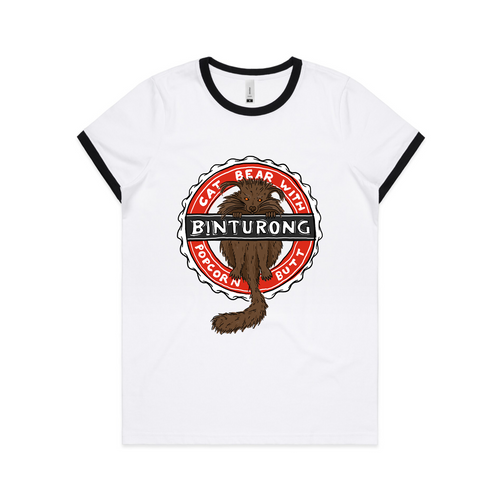 Binturong Tee by Lonely Kids Club. All clothing from our T-shirts to our shorts and hoodies are ethically made, and printed packed and shipped from Sydney.