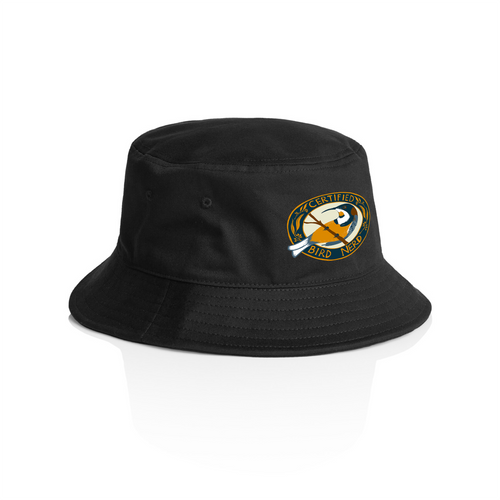 Certified Bird Nerd Bucket Hat by Lonely Kids Club. All clothing from our T-shirts to our shorts and hoodies are ethically made, and printed packed and shipped from Sydney.