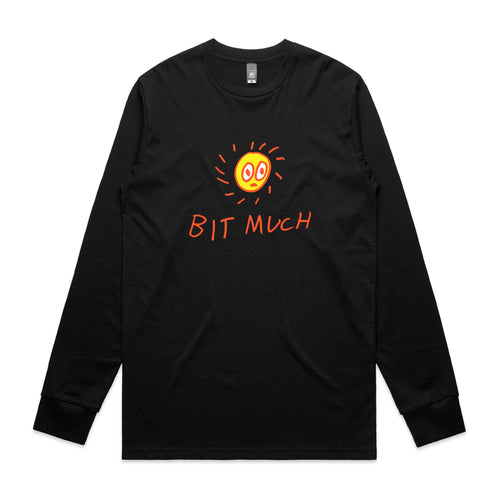 Bit Much Tee by Lonely Kids Club. All clothing from our T-shirts to our shorts and hoodies are ethically made, and printed packed and shipped from Sydney.