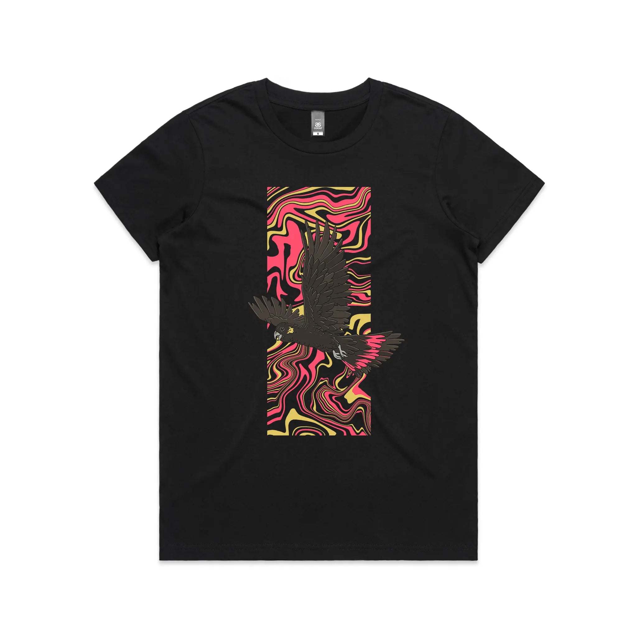 Black Cockatoo Swirl Tee