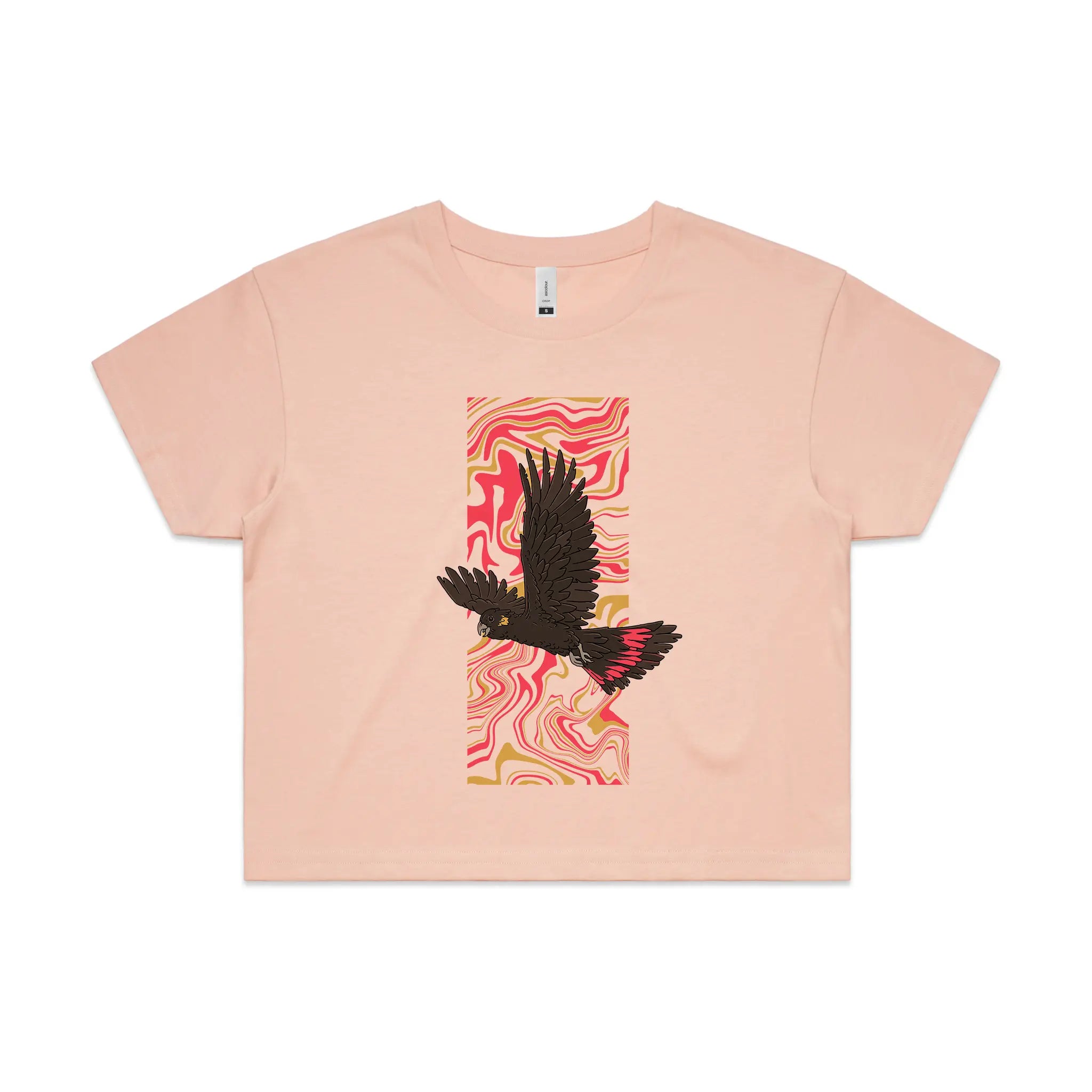 Black Cockatoo Swirl Tee