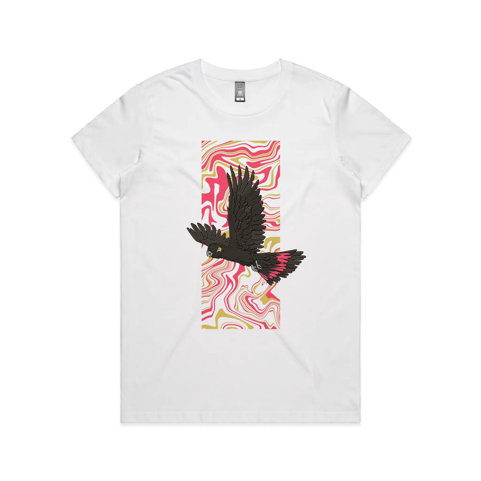 Black Cockatoo Swirl Tee