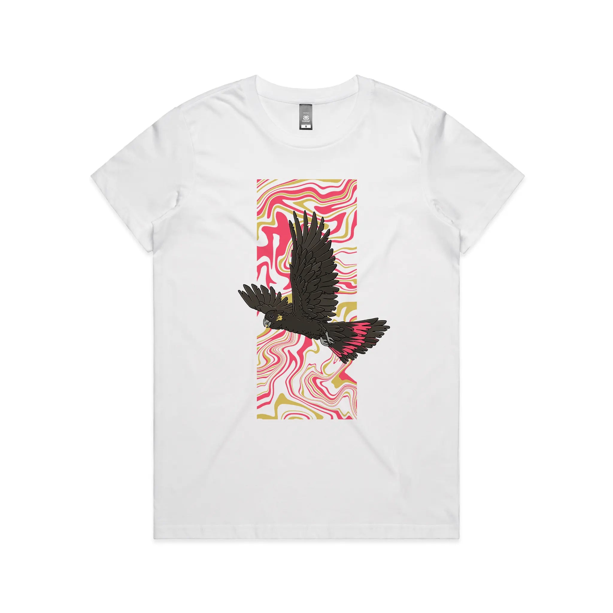 Black Cockatoo Swirl Tee