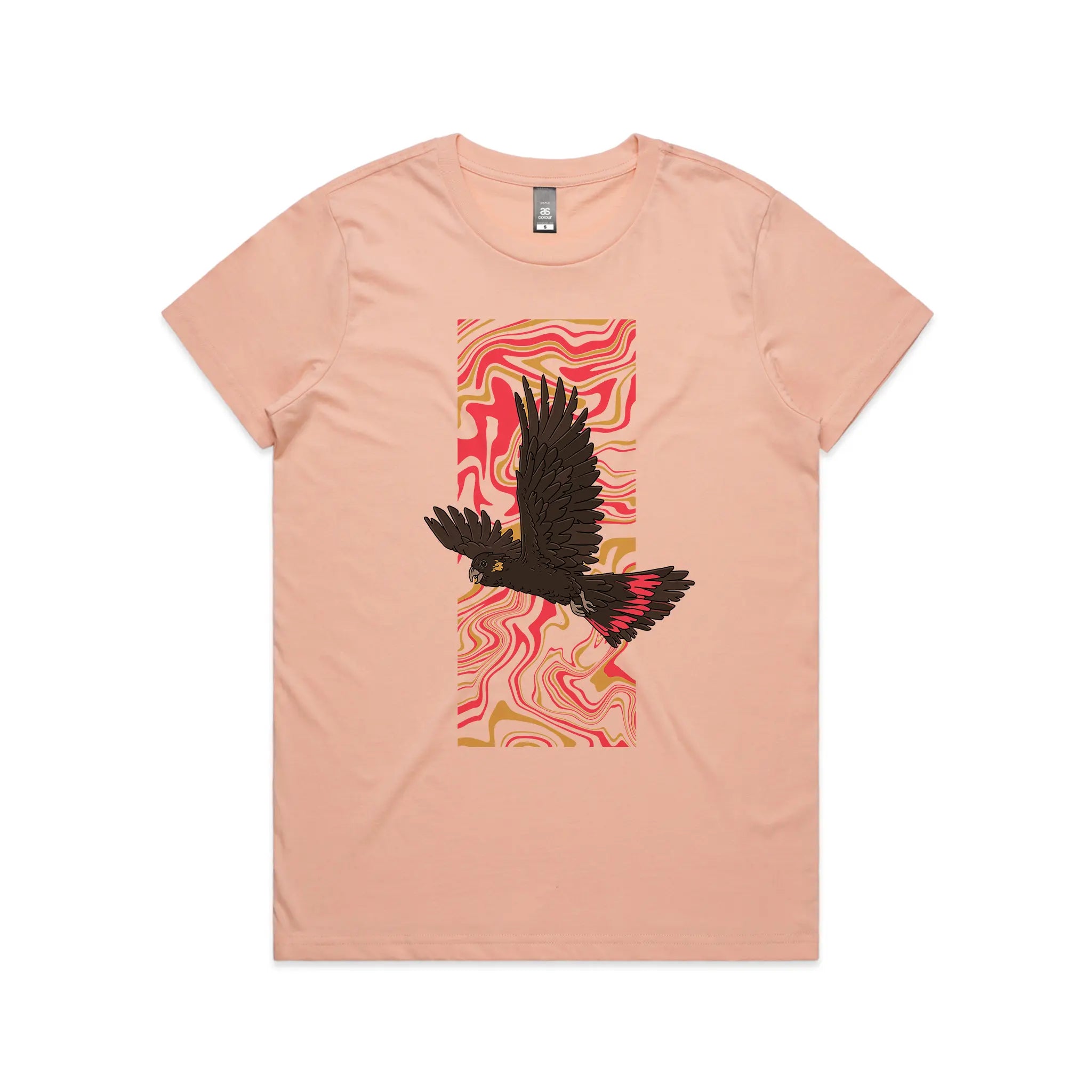 Black Cockatoo Swirl Tee