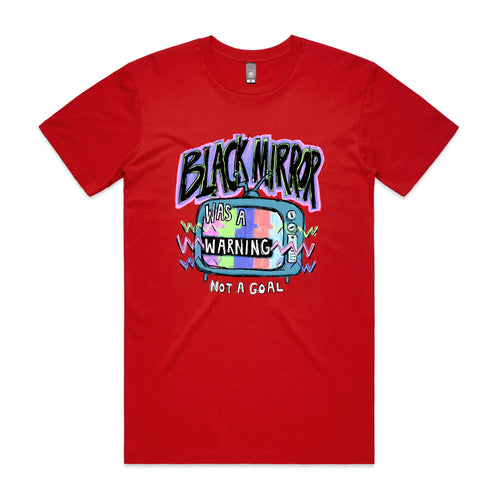 Black Mirror Tee by Lonely Kids Club. All clothing from our T-shirts to our shorts and hoodies are ethically made, and printed packed and shipped from Sydney.