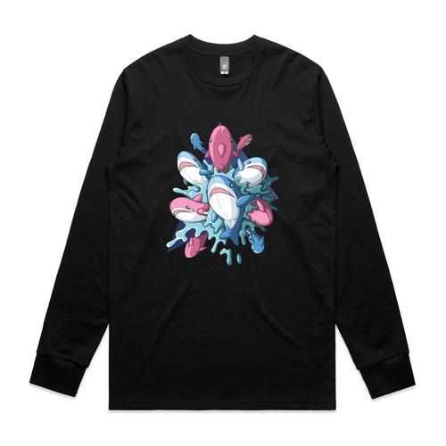 Blahaj Tee by Lonely Kids Club. All clothing from our T-shirts to our shorts and hoodies are ethically made, and printed packed and shipped from Sydney.