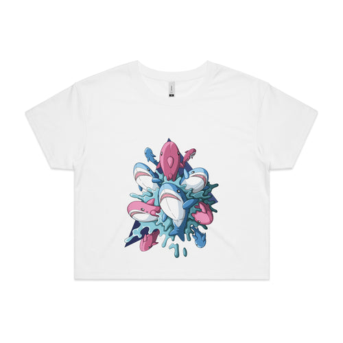 Blahaj Tee by Lonely Kids Club. All clothing from our T-shirts to our shorts and hoodies are ethically made, and printed packed and shipped from Sydney.