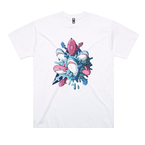 Blahaj Tee by Lonely Kids Club. All clothing from our T-shirts to our shorts and hoodies are ethically made, and printed packed and shipped from Sydney.