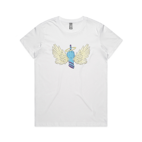 Bless You Tee by Lonely Kids Club. All clothing from our T-shirts to our shorts and hoodies are ethically made, and printed packed and shipped from Sydney.