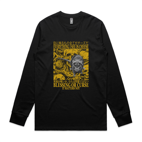 Blessing Or Curse Tee by Lonely Kids Club. All clothing from our T-shirts to our shorts and hoodies are ethically made, and printed packed and shipped from Sydney.