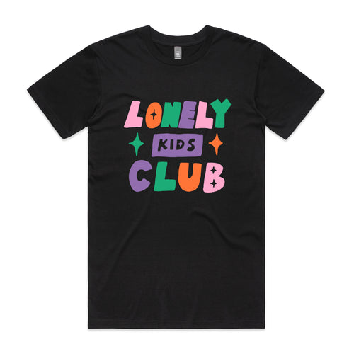 LKC Block Tee by Lonely Kids Club. All clothing from our T-shirts to our shorts and hoodies are ethically made, and printed packed and shipped from Sydney.