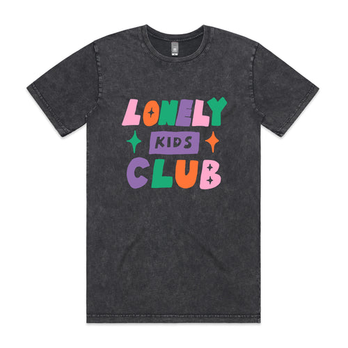 LKC Block Tee by Lonely Kids Club. All clothing from our T-shirts to our shorts and hoodies are ethically made, and printed packed and shipped from Sydney.