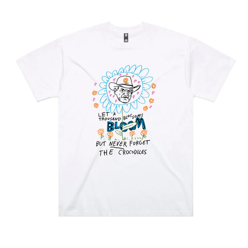 Blossoms Bloom Oversized Tee by Lonely Kids Club. All clothing from our T-shirts to our shorts and hoodies are ethically made, and printed packed and shipped from Sydney.