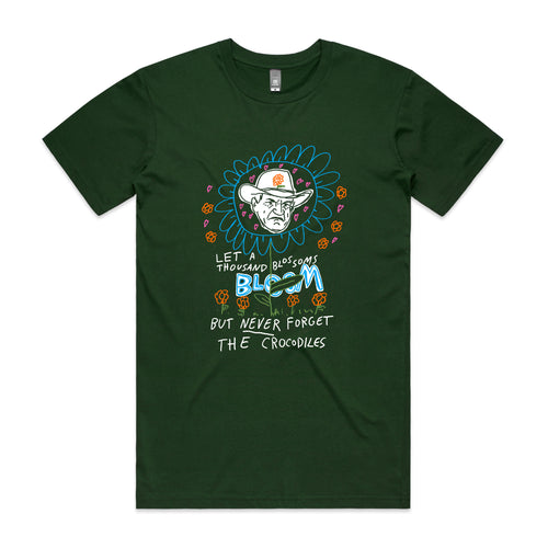 Blossoms Bloom Tee by Lonely Kids Club. All clothing from our T-shirts to our shorts and hoodies are ethically made, and printed packed and shipped from Sydney.
