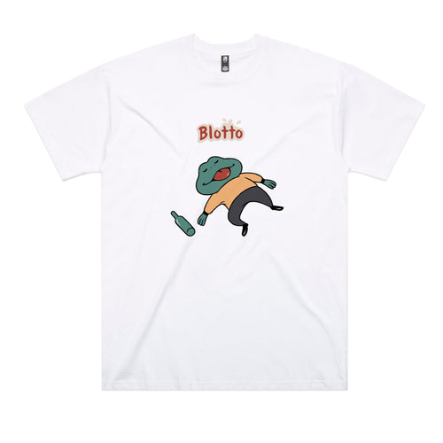Blotto Tee by Lonely Kids Club. All clothing from our T-shirts to our shorts and hoodies are ethically made, and printed packed and shipped from Sydney.