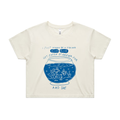 Blub Blub Tee by Lonely Kids Club. All clothing from our T-shirts to our shorts and hoodies are ethically made, and printed packed and shipped from Sydney.