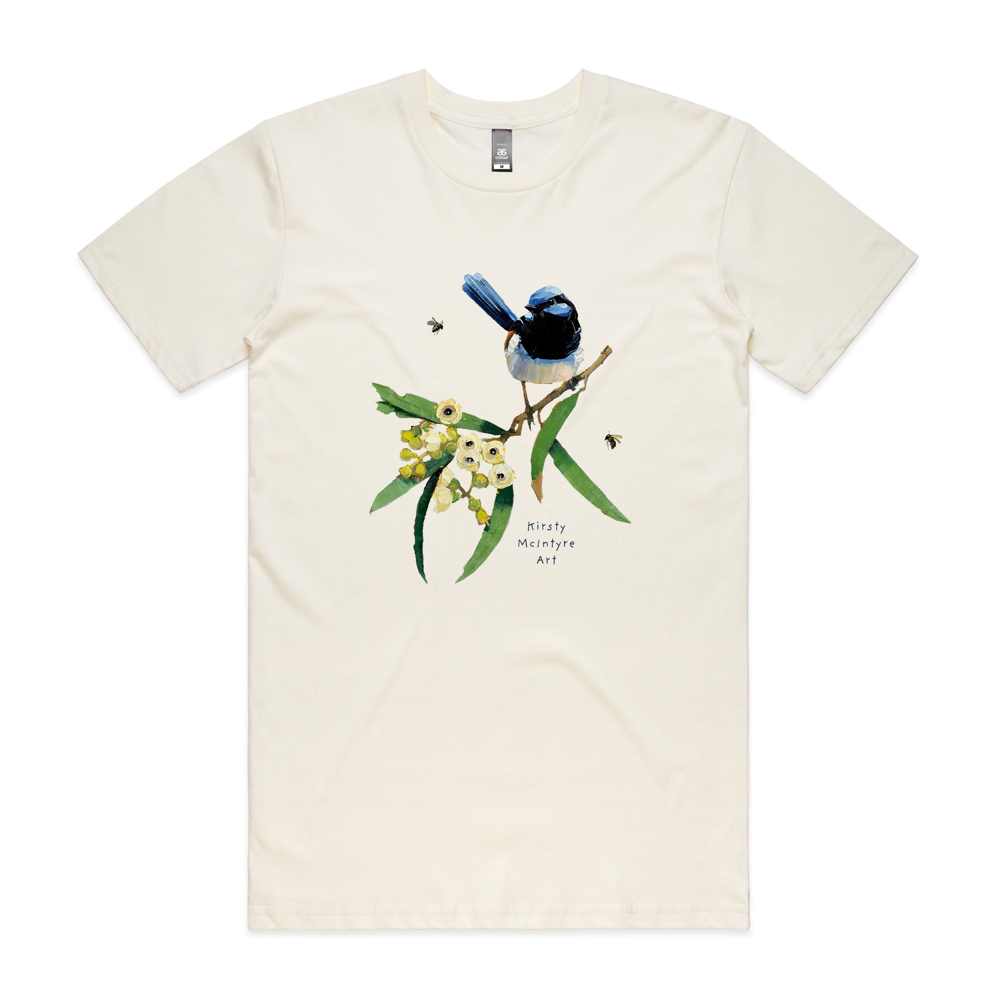 Blue Wren & Blossom Tee