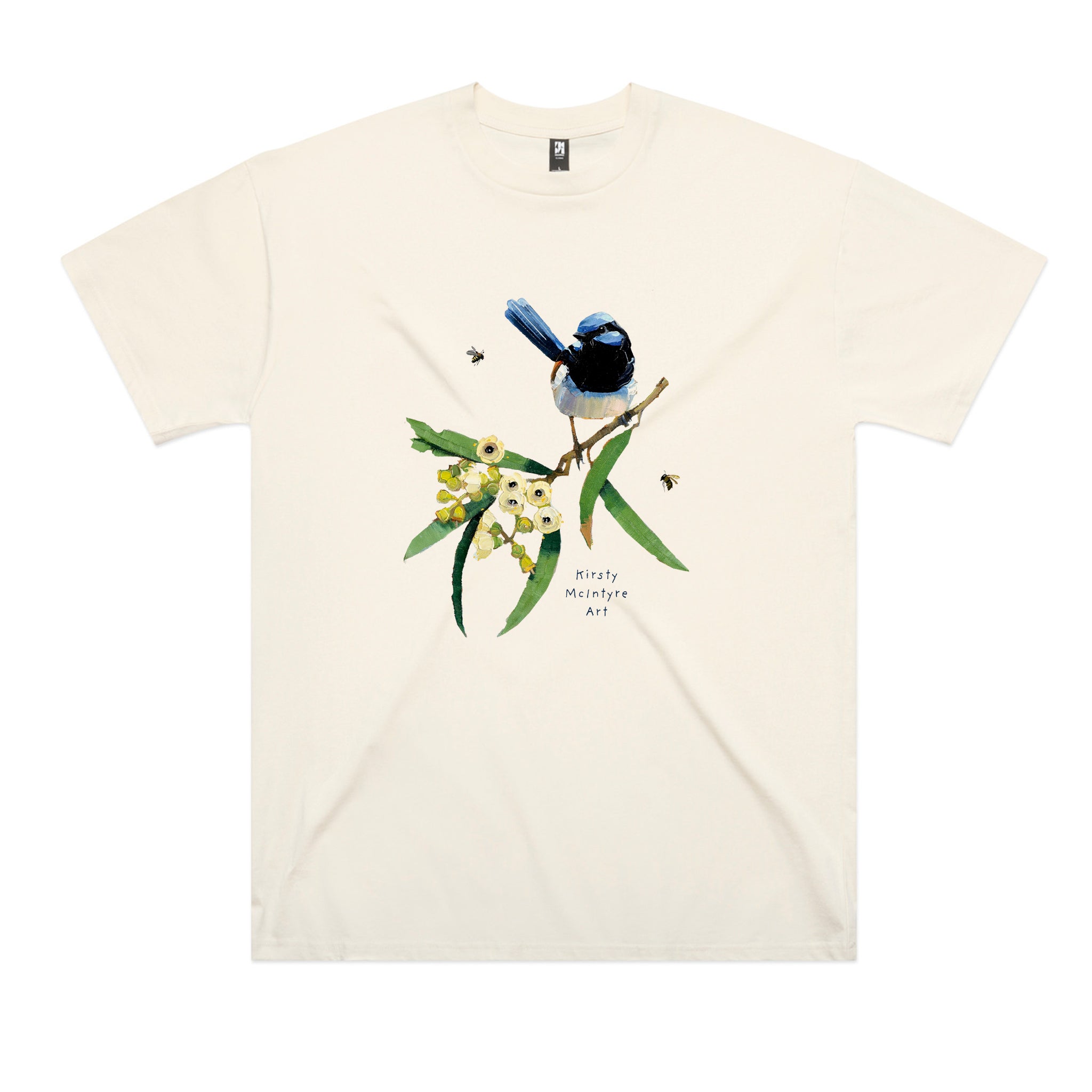 Blue Wren & Blossom Tee