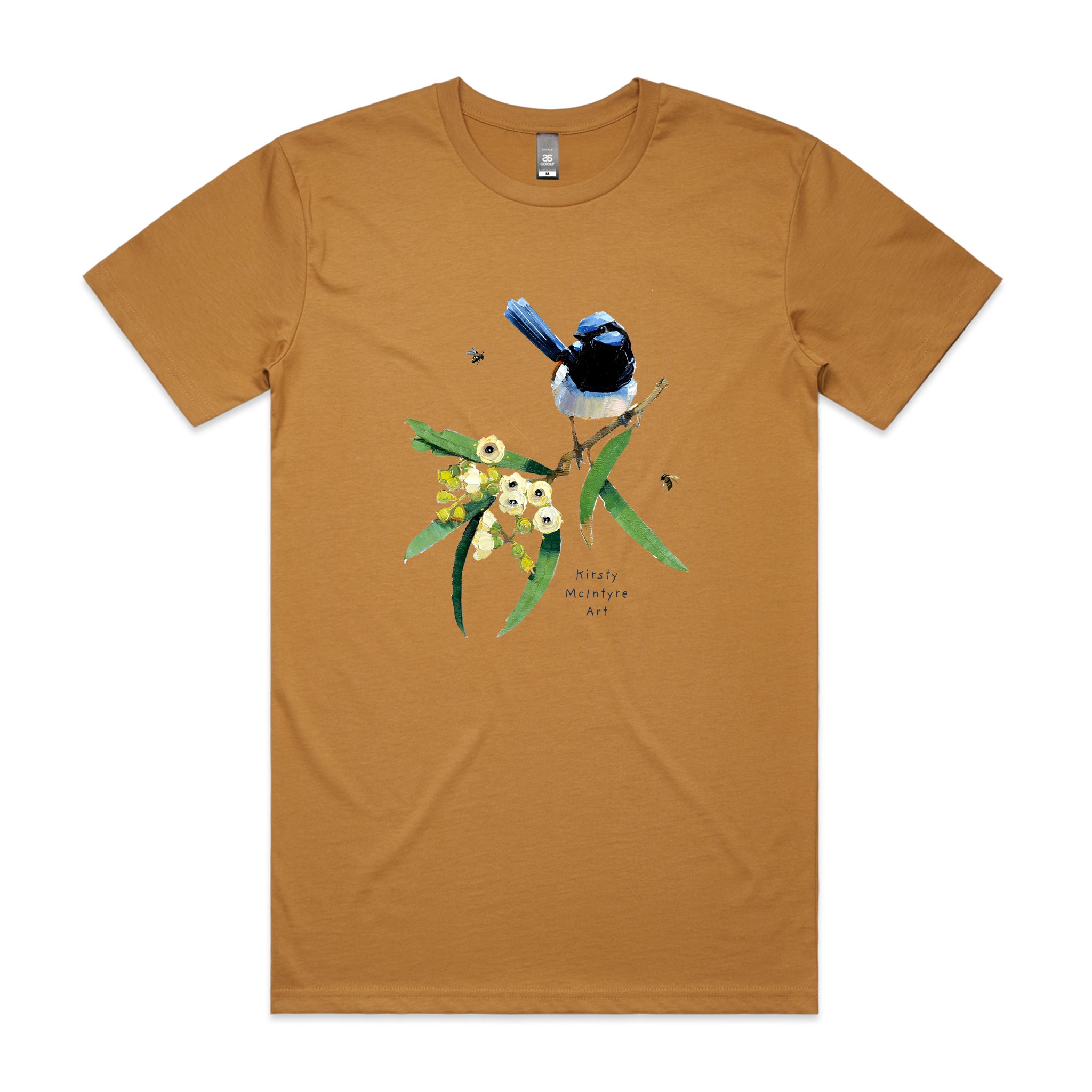 Blue Wren & Blossom Tee