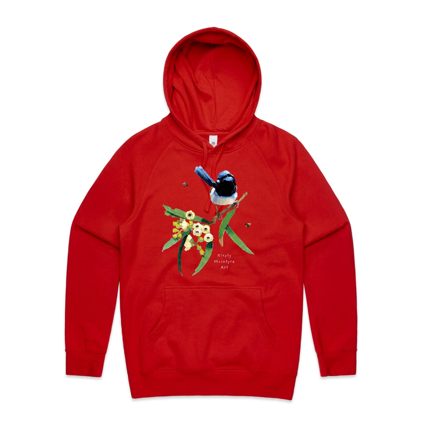Blue Wren & Blossom Hoodie