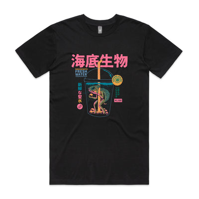 Boba Kappa Tee by Lonely Kids Club. All clothing from our T-shirts to our shorts and hoodies are ethically made, and printed packed and shipped from Sydney.