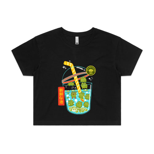 Boba Toad Tee by Lonely Kids Club. All clothing from our T-shirts to our shorts and hoodies are ethically made, and printed packed and shipped from Sydney.