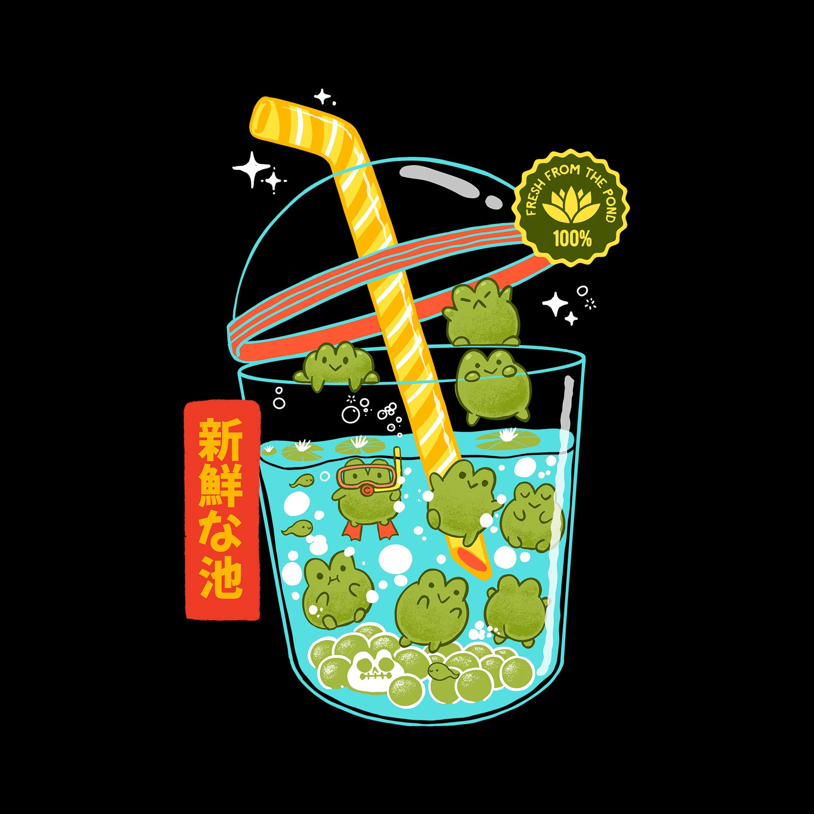 Boba Toad Tee