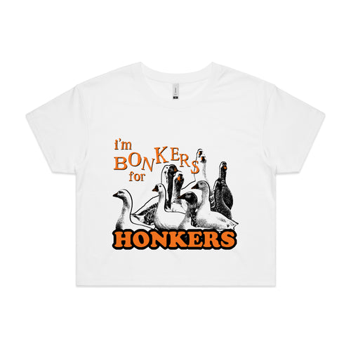 Bonkers For Honkers Tee by Lonely Kids Club. All clothing from our T-shirts to our shorts and hoodies are ethically made, and printed packed and shipped from Sydney.