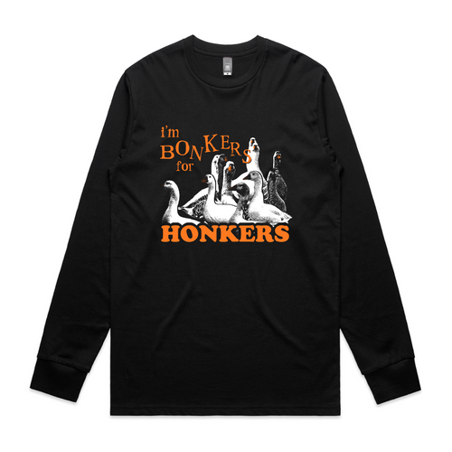 Bonkers For Honkers Tee by Lonely Kids Club. All clothing from our T-shirts to our shorts and hoodies are ethically made, and printed packed and shipped from Sydney.